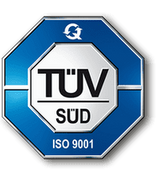 Unser Qualitätsmanagement wurde vom TÜV Süd geprüft und nach DIN-ISO 9001:2008 zertifiziert
