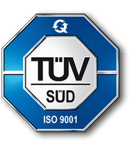 Unser Qualitätsmanagement wurde vom TÜV Süd geprüft und nach DIN-ISO 9001:2008 zertifiziert